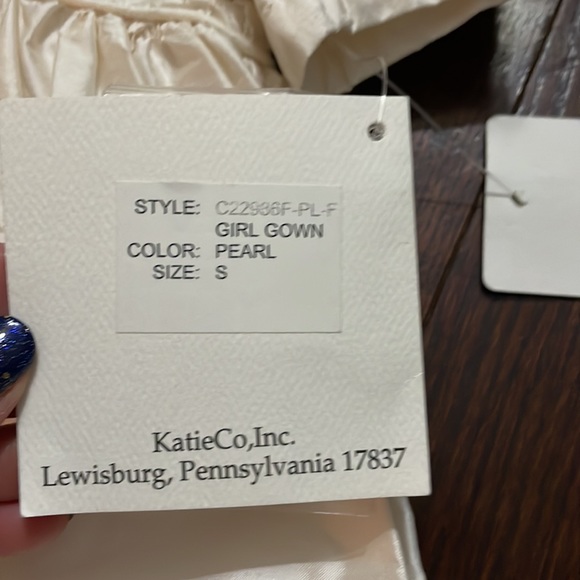 Silk Christening Gown - Picture 4 of 12